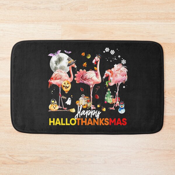 Item preview, Happy HalloThanksMas Flamingo Holiday Party Halloween  designed and sold by KyleBuschDes.