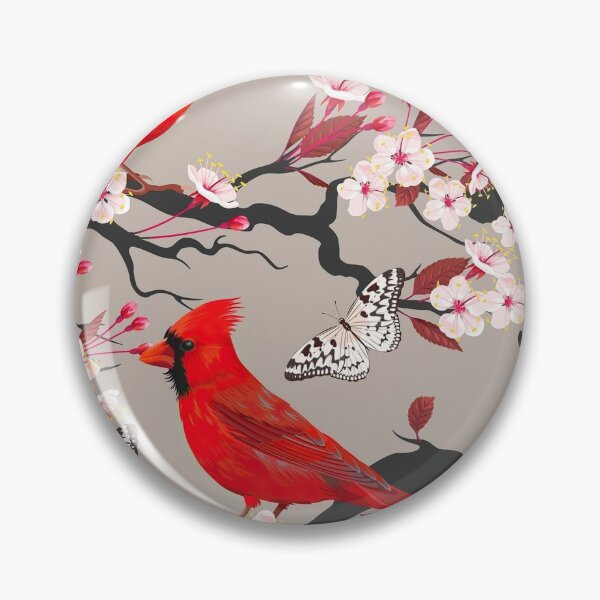 Item preview, Cardinals Floral Picture designed and sold by Streetshop79.