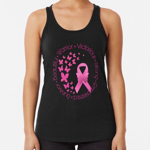 Las Vegas Raiders Women's Breast Cancer Awareness Tri-Natural Scoop Neck  T-Shirt - Pink