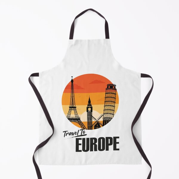 Item preview, Travel to Europe Paris London Vintage Retro Sunset style Design. Black text designed and sold by epicmarketing.