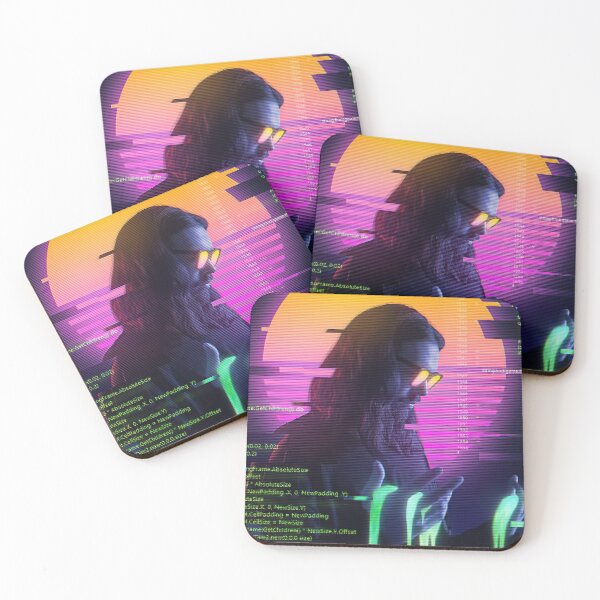Item preview, Synthwave Futuristic Neon Color Art designed and sold by Rakuten Mallor.