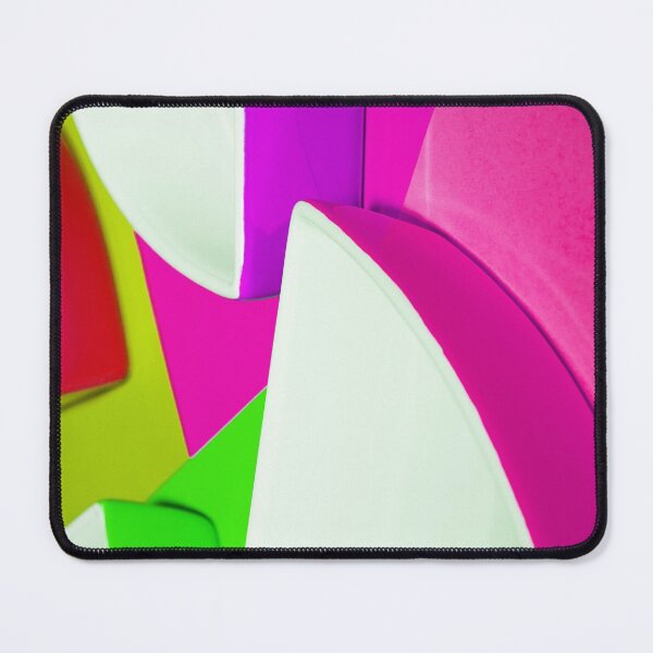 Item preview, Abstract Pink Shapes Pattern Bed Sheet or Frock Design designed and sold by PodiShawna.