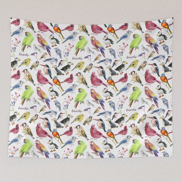 Item preview, Retro Bird Types designed and sold by Streetshop79.