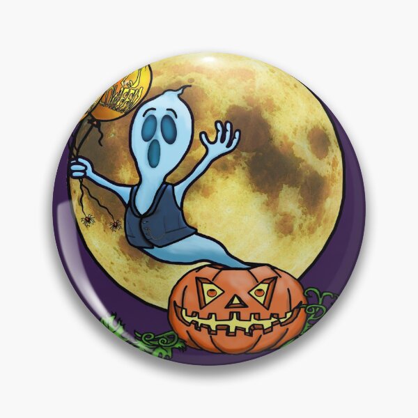 Item preview, Halloween Ghost Spreading Halloween Cheer designed and sold by FictiveArt.