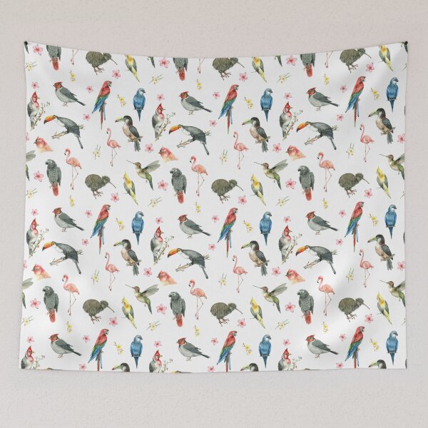 Item preview, Bird Type  Watercolor Art designed and sold by Streetshop79.