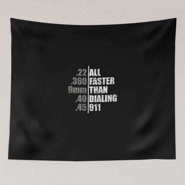 Item preview, 22 380 9mm 40 45 all faster than dialing 911 designed and sold by JaisonshiJan.