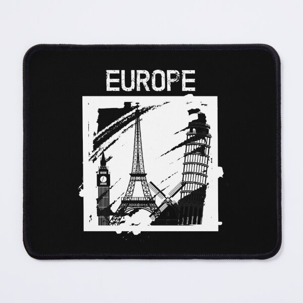 Item preview, Travel to Europe Paris London Vintage Retro style Design. White text designed and sold by epicmarketing.