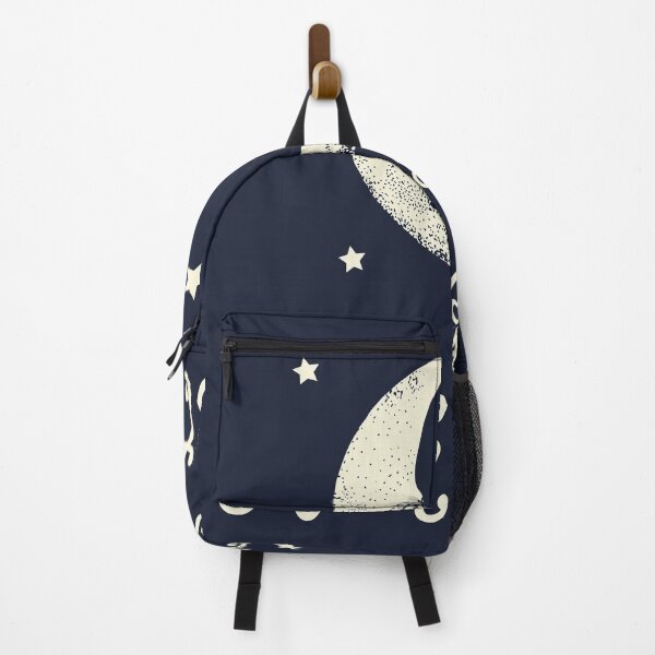 Item preview, Dreamy Art Sleepy Night Typography With Moon Stars And Blue Sky designed and sold by risingrocket.
