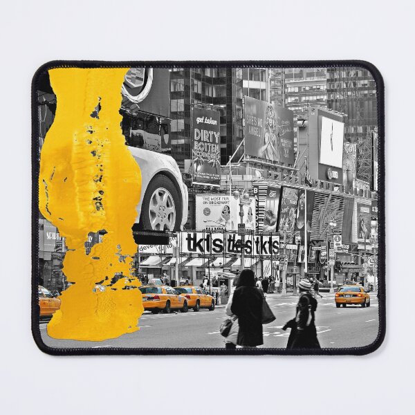 Item preview, NYC Yellow Cabs - Times Square - Brush Stroke designed and sold by Hell-Prints.