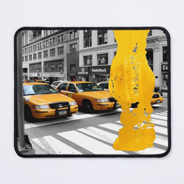 Item preview, NYC Yellow Cabs - Radio Shack - Brush Stroke designed and sold by Hell-Prints.