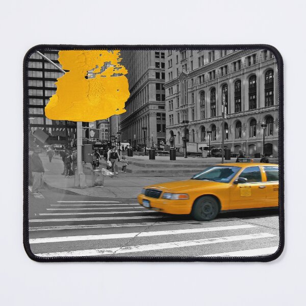 Item preview, NYC Yellow Cabs - Trinity Place - Brush Stroke designed and sold by Hell-Prints.