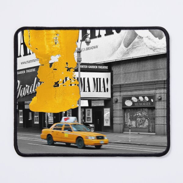 Item preview, NYC Yellow Cabs - Musical High - Brush Stroke designed and sold by Hell-Prints.