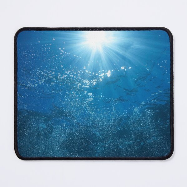 Item preview, Underwater sunlight with air bubbles natural scene designed and sold by Seaphotoart.