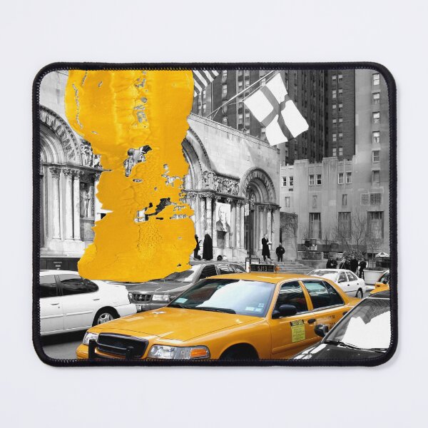 Item preview, NYC Yellow Cabs - Avenue - Brush Stroke designed and sold by Hell-Prints.