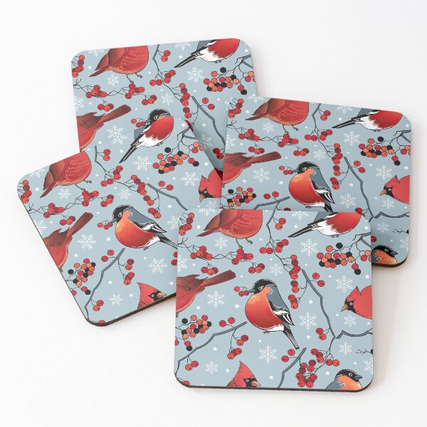 Item preview, Winter Little Cardinal Birds designed and sold by Streetshop79.