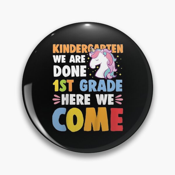 Item preview, Kids Girls Kindergarten Graduation Colorful Unicorn Kindy Meme designed and sold by JaisonshiJan.