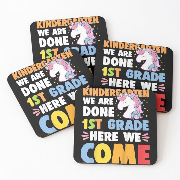 Item preview, Kids Girls Kindergarten Graduation Colorful Unicorn Kindy Meme designed and sold by JaisonshiJan.