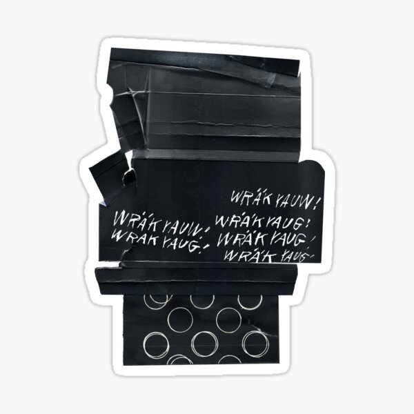 Wrak Yaug! Wrak Yauw! Sticker