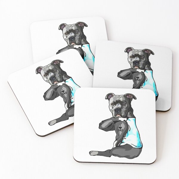 Item preview, Cute Pitbull I Love Dad designed and sold by mosescdr5.