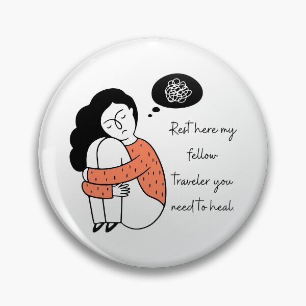 Item preview, Rest Here traveler, you need to heal. designed and sold by Tiredmenphilo.
