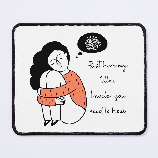 Item preview, Rest Here traveler, you need to heal. designed and sold by Tiredmenphilo.