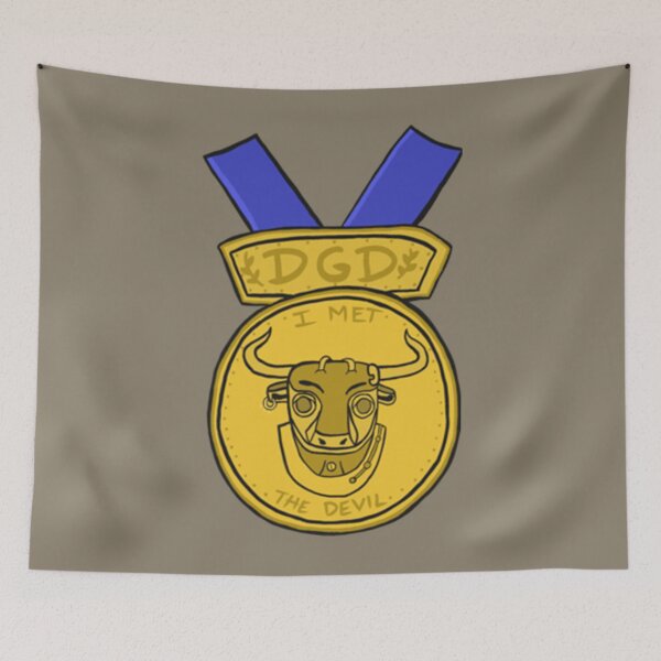 Item preview, I Met the Devil Medal - DGD    designed and sold by VintageMusicM.