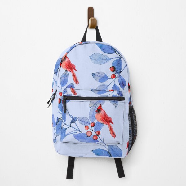 Item preview, Cardinals On Blue Leaves designed and sold by Streetshop79.