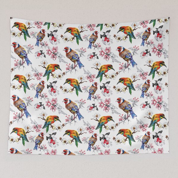 Item preview, Bird Spring Flower designed and sold by Streetshop79.