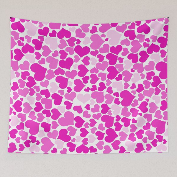 Item preview, Shapes and Hearts Pattern Bed Sheet or Frock Design 3 designed and sold by PodiShawna.