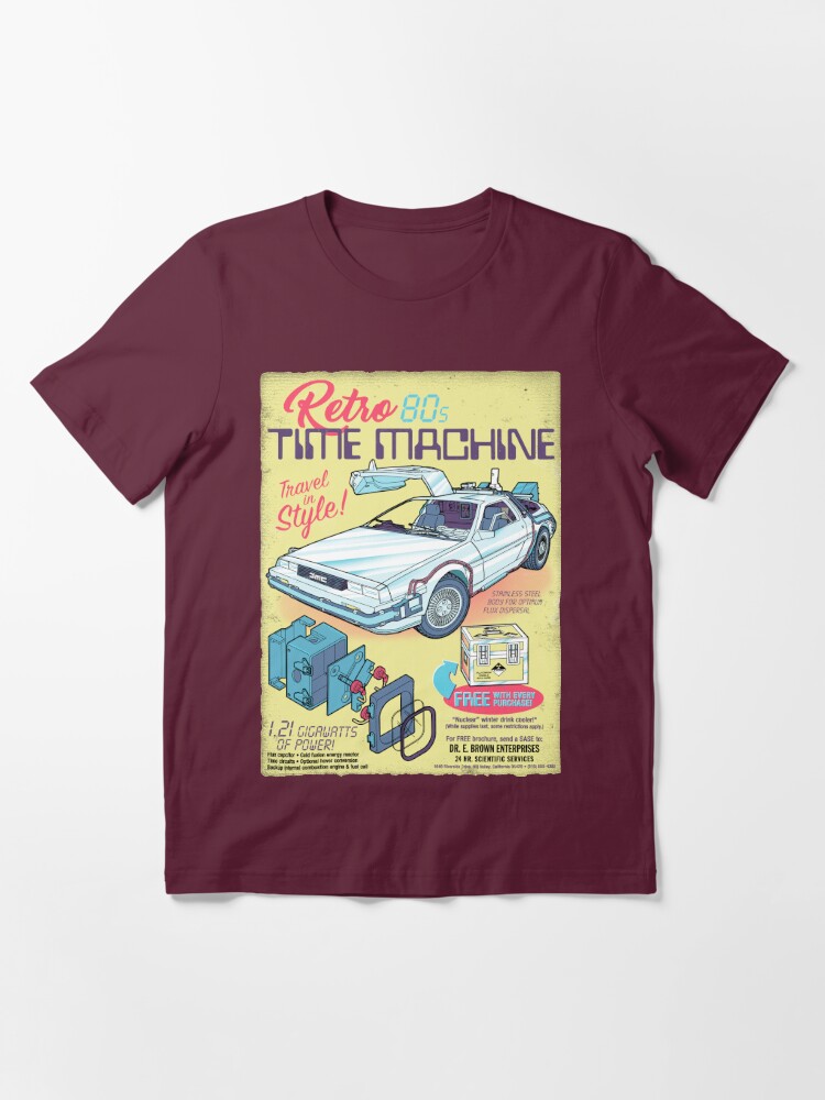 Alternate view of Retro Time Machine Essential T-Shirt