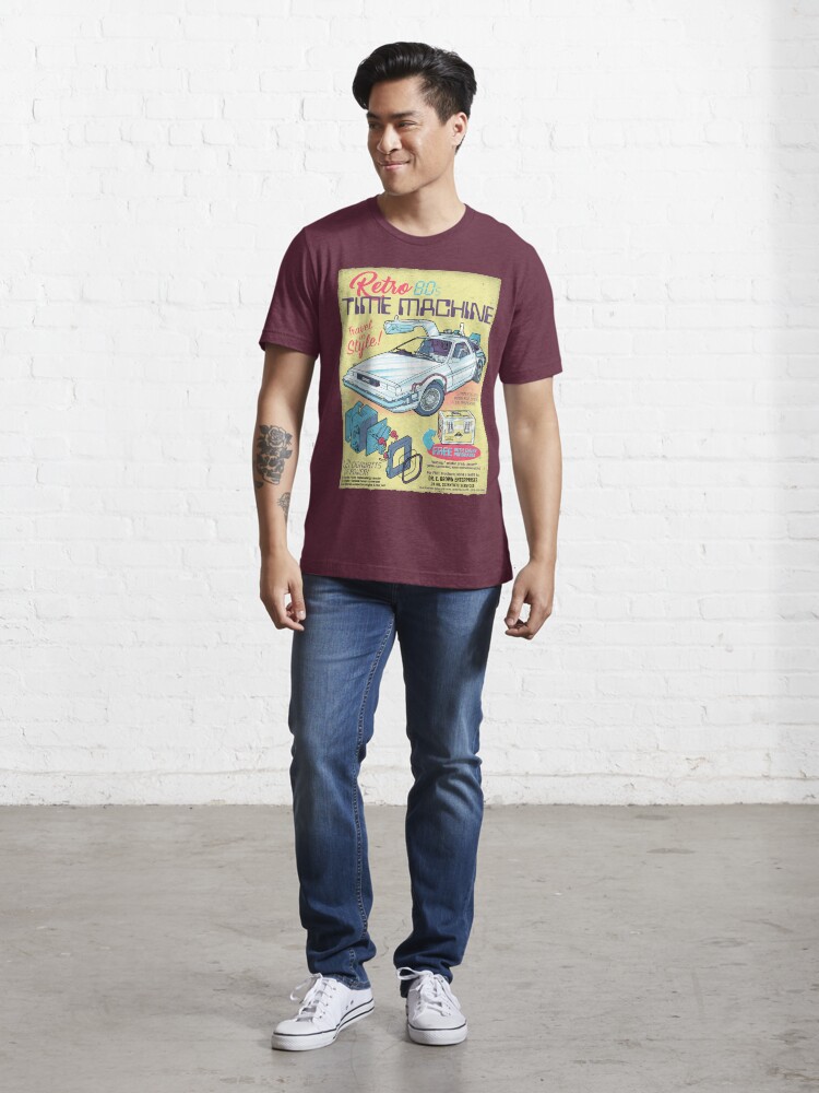 Alternate view of Retro Time Machine Essential T-Shirt