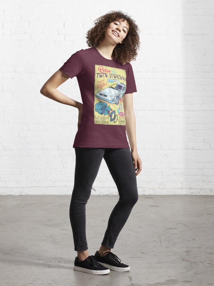 Alternate view of Retro Time Machine Essential T-Shirt