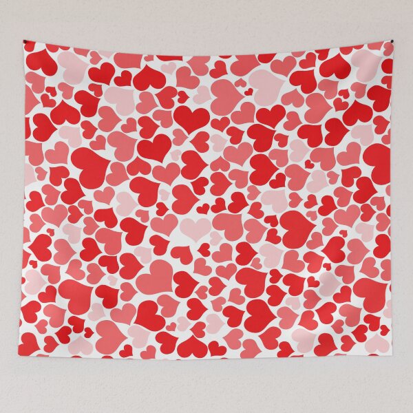 Item preview, Shapes and Hearts Pattern Bed Sheet or Frock Design 4 designed and sold by PodiShawna.
