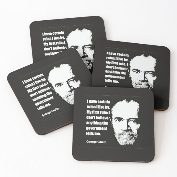 Item preview, G-eorge Carlin Quote on Government designed and sold by JeremyDav.