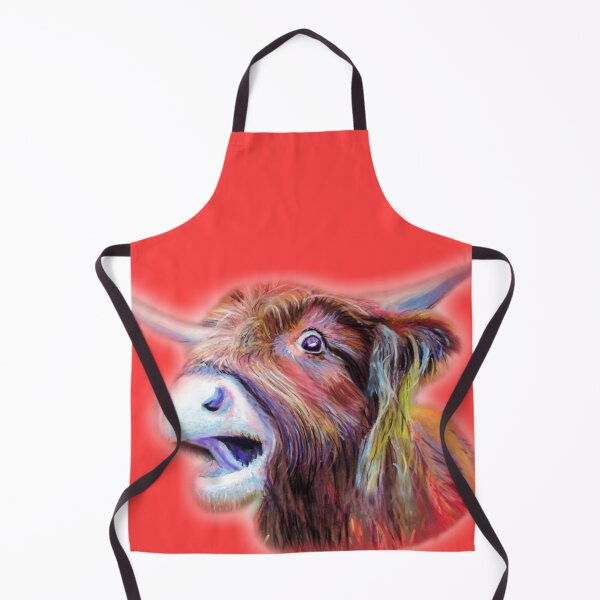 Item preview, Highland cow crazy cute wild animal painting picture designed and sold by Julieford.