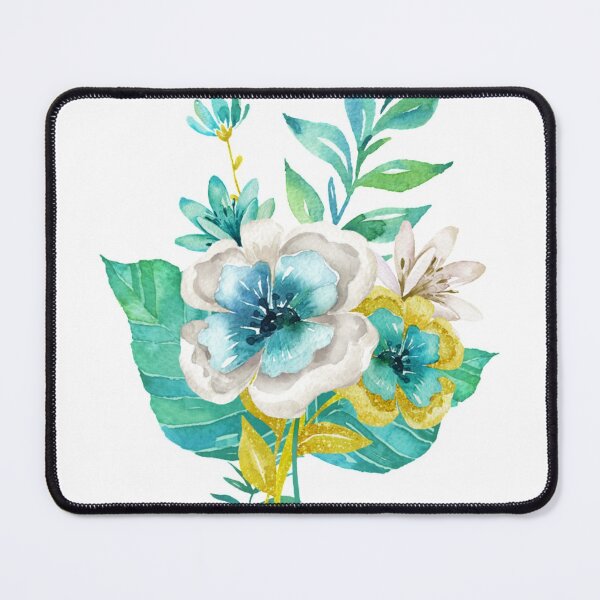Item preview, Watercolor Lovely Blue flowers make life beautiful. designed and sold by monodesigns.