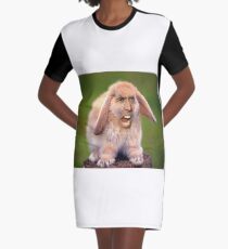 Nicolas Cage / Lapin Robe t-shirt