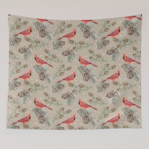 Item preview, Vintage Cardinals Pine Tree designed and sold by Streetshop79.