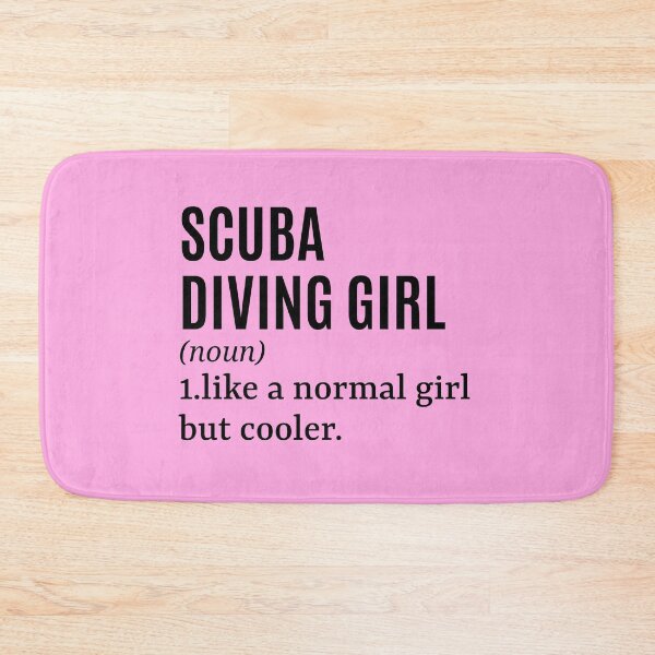 Item preview, Scuba Diving Girl - Scuba Diver Funny Quote designed and sold by MountainD.