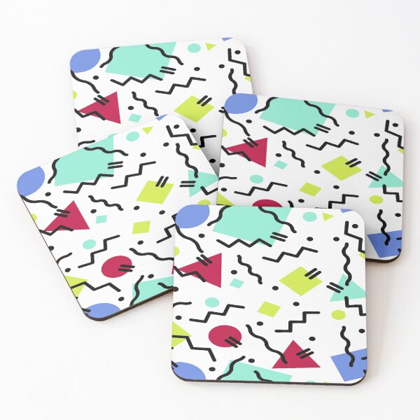 Item preview, Shapes and Objects Pattern Bed Sheet or Frock Design designed and sold by PodiShawna.