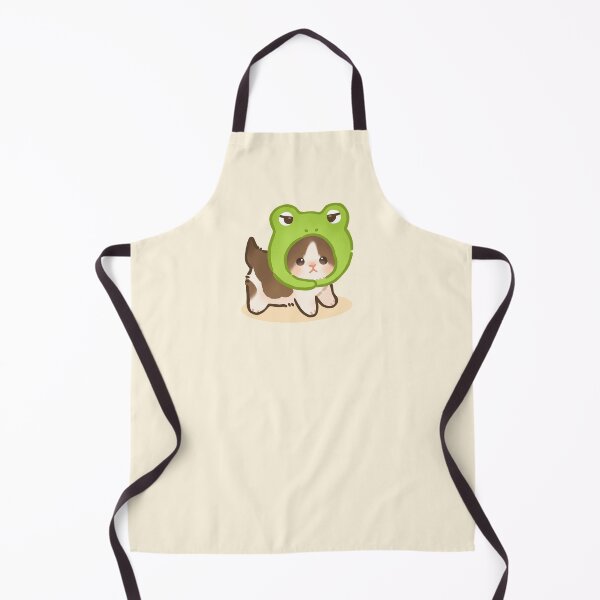 Item preview, Cute Cat with Frog Hat designed and sold by twinklestrokes.