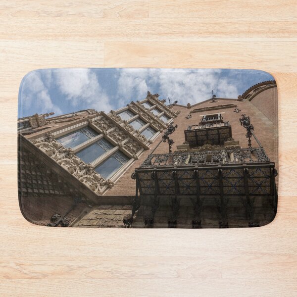 Item preview, Barcelona Passeig de Gracia Architecture - Ornate Bay Windows and Azulejo Tile Balconies designed and sold by Georgia Mizuleva.