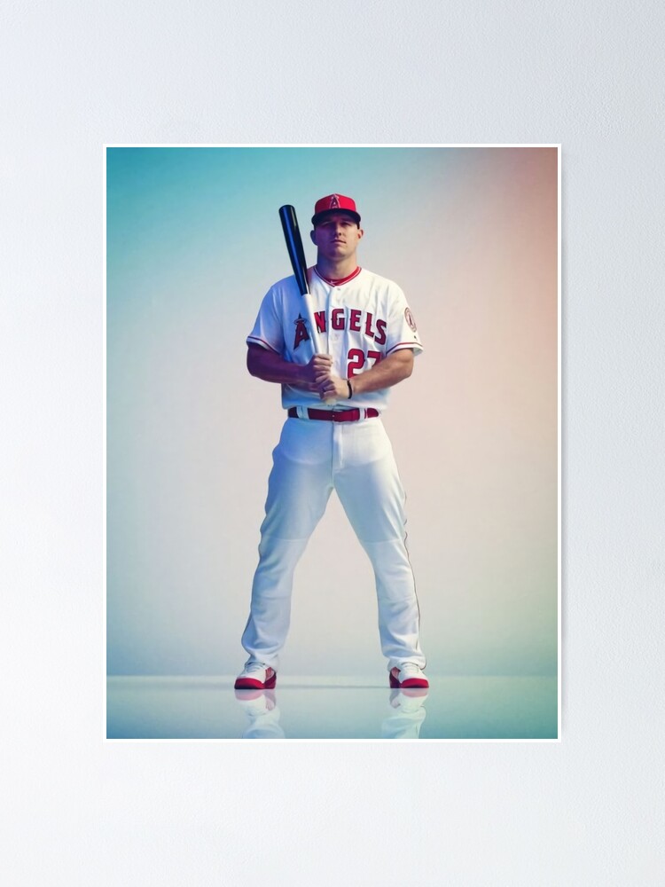 Mike Trout #27 Art Board Print for Sale by DaSportsMachine