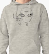 Alien$ Don't $moke Pullover Hoodie