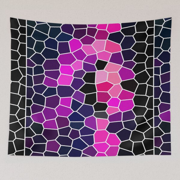 Item preview, Abstract Checks Shapes Pattern Bed Sheet or Frock Design 8 designed and sold by PodiShawna.
