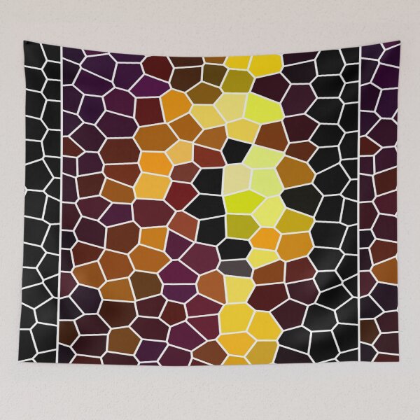 Item preview, Abstract Checks Shapes Pattern Bed Sheet or Frock Design 10 designed and sold by PodiShawna.