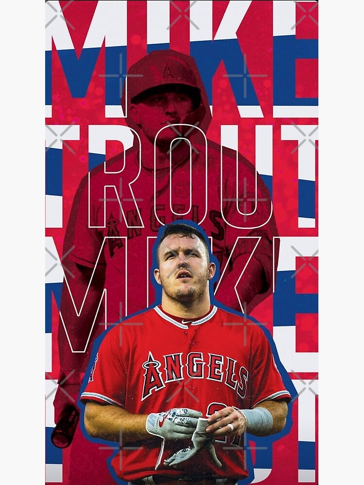 Mike Trout #27 Art Board Print for Sale by DaSportsMachine