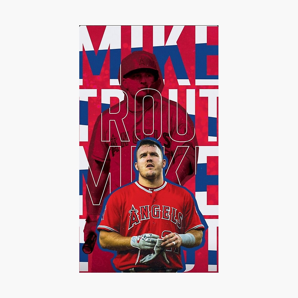 MT27 Mike Trout LA Angels/Design For Fans Poster for Sale by