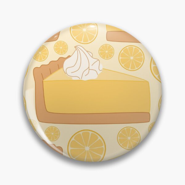 Item preview, Lemon Meringue Pie Slice Pattern Light Yellow designed and sold by cashewdays.