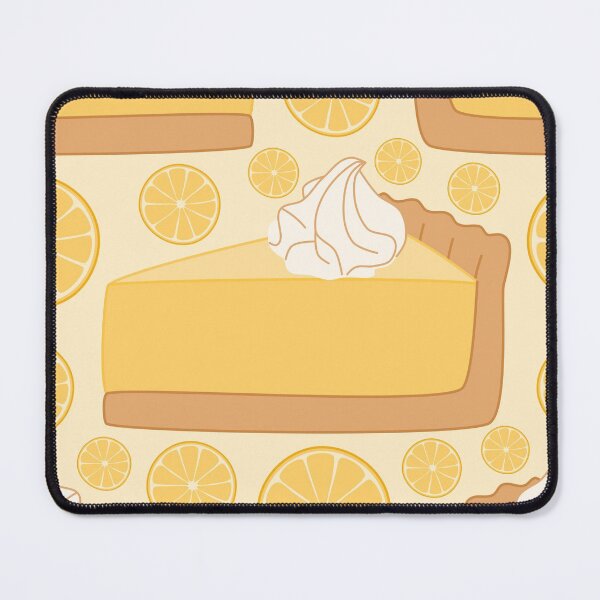 Item preview, Lemon Meringue Pie Slice Pattern Light Yellow designed and sold by cashewdays.